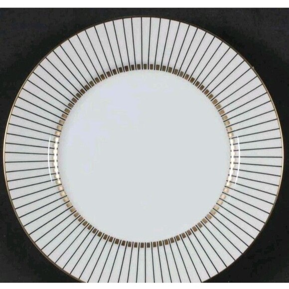 Set Of 4 Vintage Fitz & Floyd Pareille Porcelain Dinner Plates 11" - Picture 1 of 2